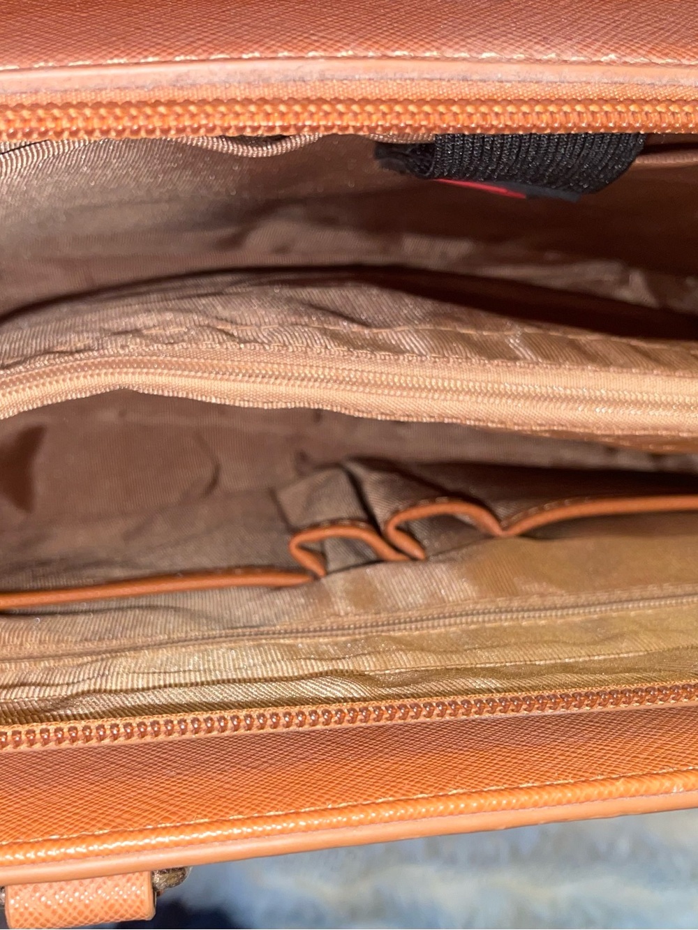 Structured Computer Bag - Tan - Picture 8 of 10